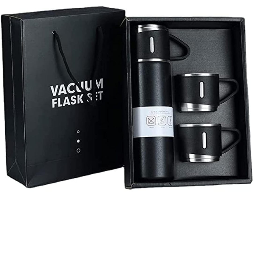 Personalized cattle Gift Set with 2 Mugs – Stainless Steel Travel Bottle & Cups in Premium Gift Box"