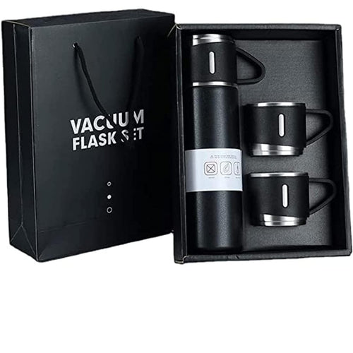 Personalized cattle Gift Set with 2 Mugs – Stainless Steel Travel Bottle & Cups in Premium Gift Box"